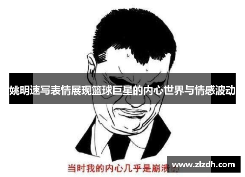 姚明速写表情展现篮球巨星的内心世界与情感波动